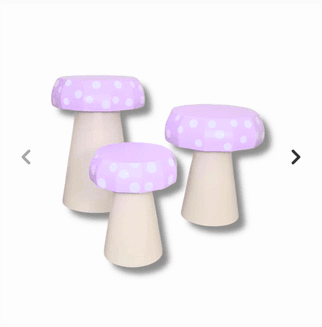 Trio de mesa Cogumelo